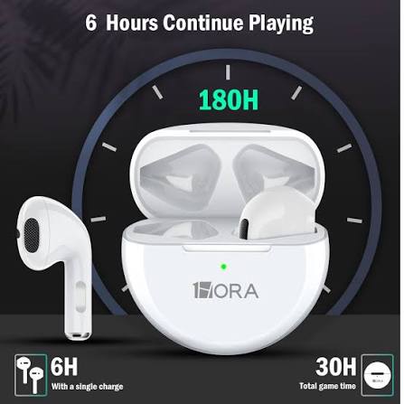 Audífonos Inalámbricos 1Hora — Bluetooth 5.0 con 20h de Batería